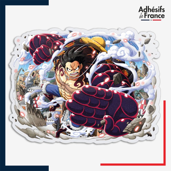 Sticker One Piece - Luffy Gear 4 Bound Man