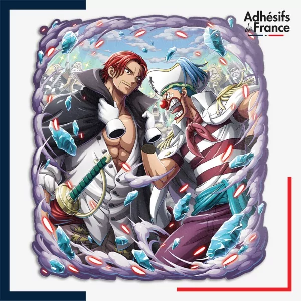 Sticker One Piece - Shanks et Buggy