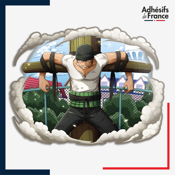 Sticker One Piece - Roronoa Zoro prisonnier