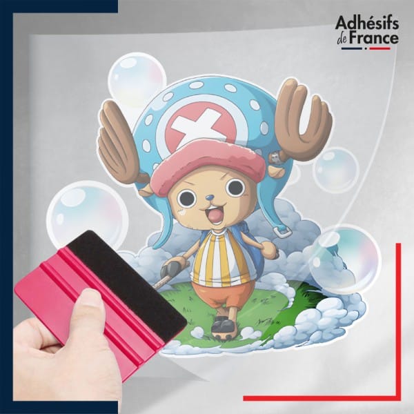 stickers sous film transfert One Piece - Tony Tony Chopper en voyage