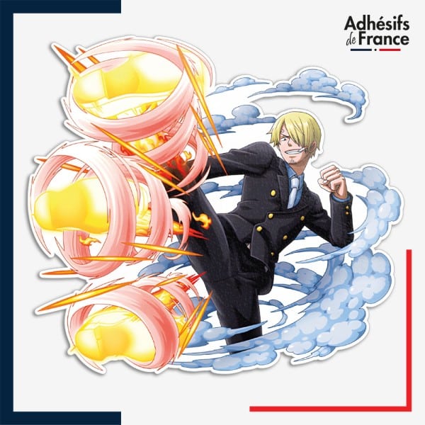 Sticker One Piece - Sanji membre de l'équipage du chapeau de paille