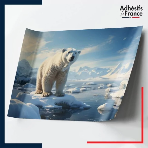 Adhésif animaux Ours polaire