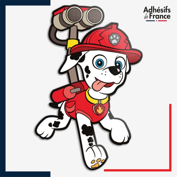 Sticker La Pat' Patrouille - Marcus membre Paw Patrol