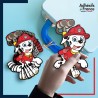 autocollant petit format La Pat' Patrouille - Marcus membre Paw Patrol