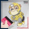 stickers sous film transfert La Pat' Patrouille - Ruben Mighty Pups