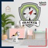 Adhésif grand format La Pat' Patrouille - Logo de Tracker