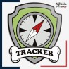 Sticker La Pat' Patrouille - Blason de Tracker