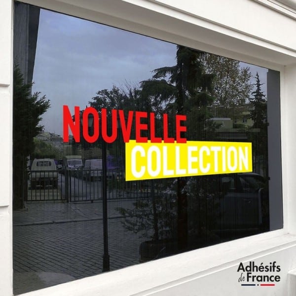 Sticker Nouvelle collection Rouge et jaune