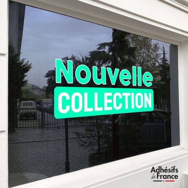 Sticker Nouvelle collection Bleu et blanc