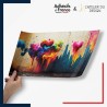 Adhésif Street Art - Cœurs colorés