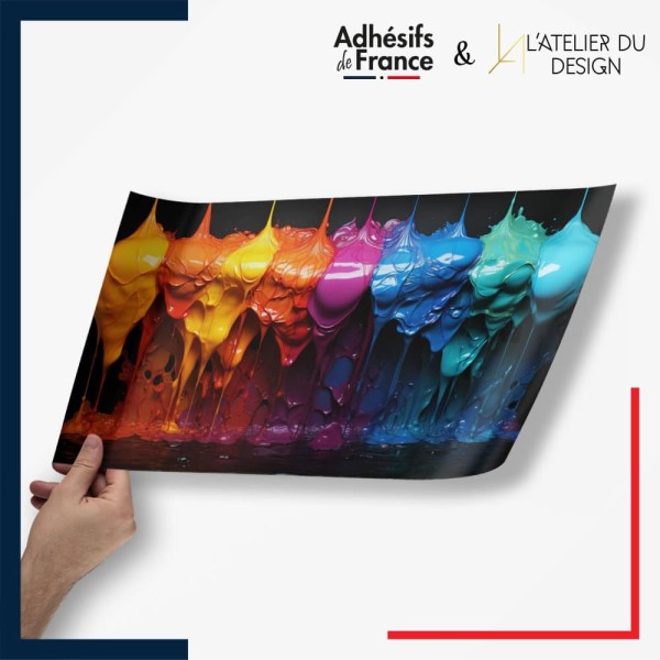 Adhésif Art - Peintures liquides colorés