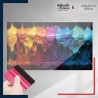 adhésif autocollant sous film Art - Peintures liquides colorés