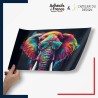 Adhésif Pop Art - Elephant à lunettes