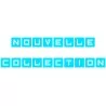 Sticker Nouvelle collection Bleu
