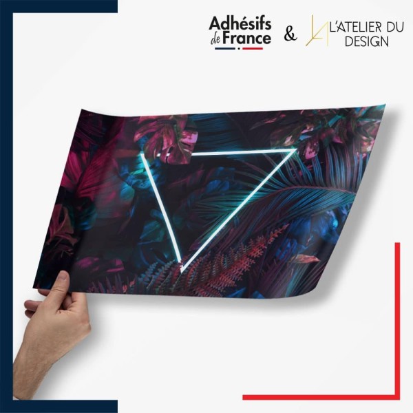 Adhésif Design moderne - Jungle néon