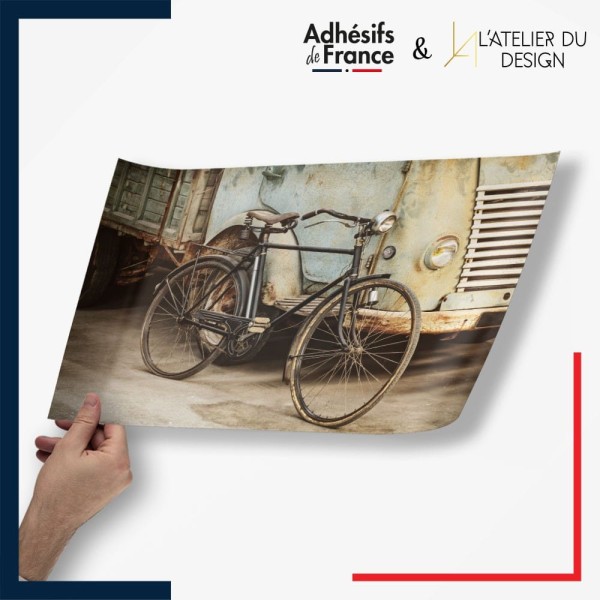 Adhésif Nature - Vintage - Vélo ancien