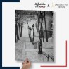 Adhésif Nature - Noir et Blanc - Rue de Paris