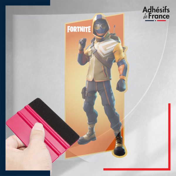 stickers sous film transfert Fortnite - Skin Assaillant Alpin