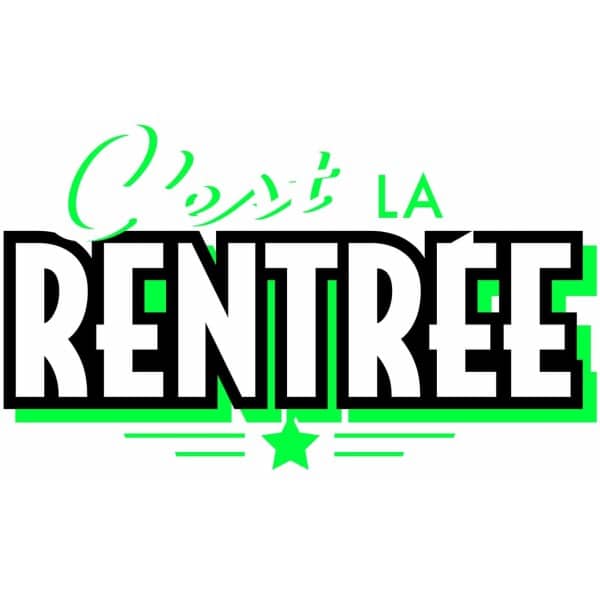 Sticker c'est la rentrée Vert