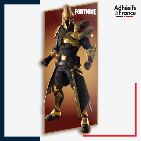 Sticker Fortnite - Skin Chevalier Ultime - Style Or