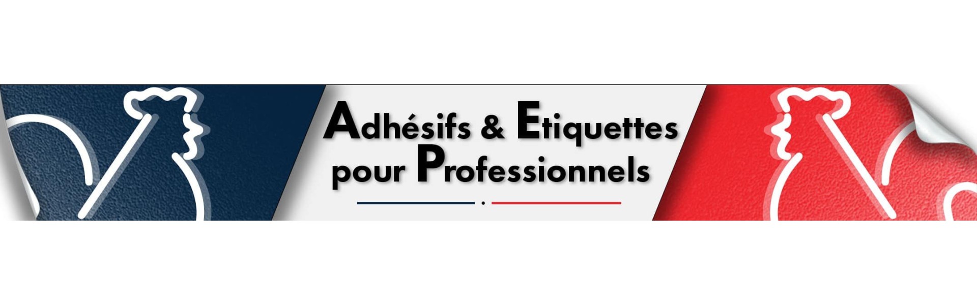 Adhésifs et étiquettes professionnels