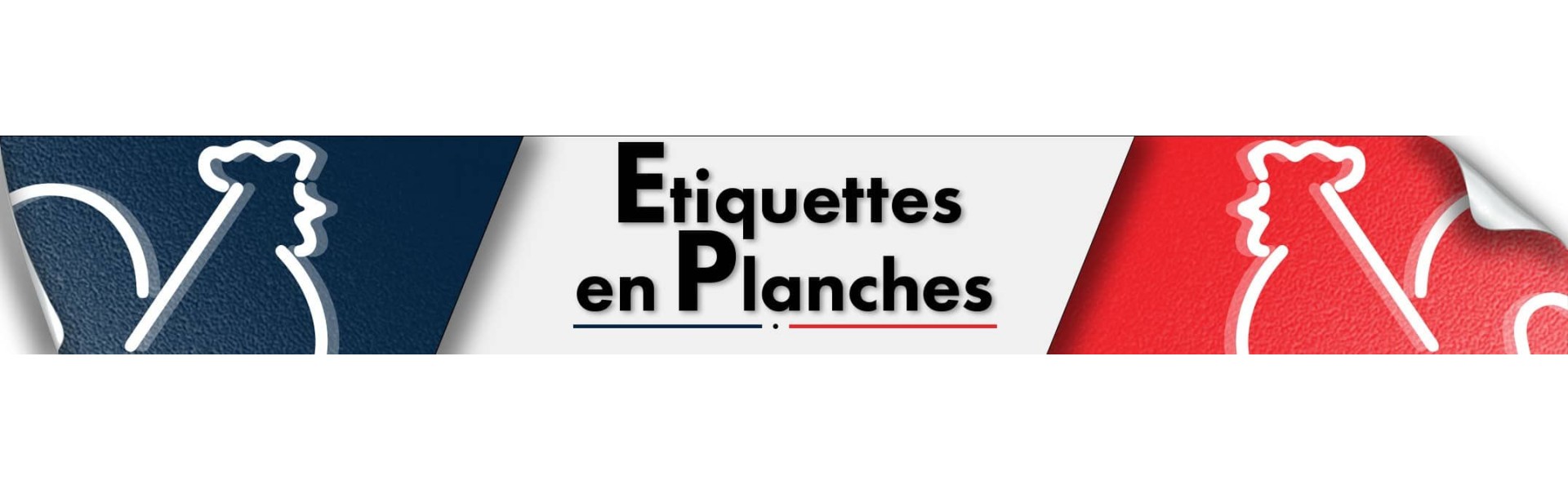 Étiquettes en planches
