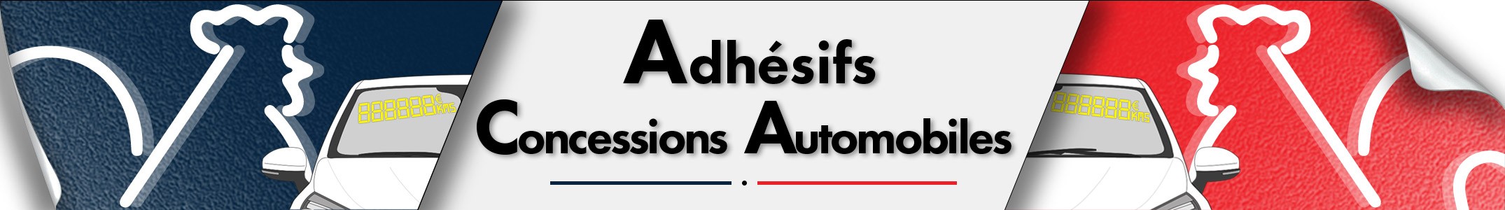 Adhésifs concessions automobiles