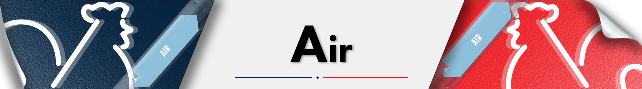 Marqueurs adhésifs tuyauterie - Air