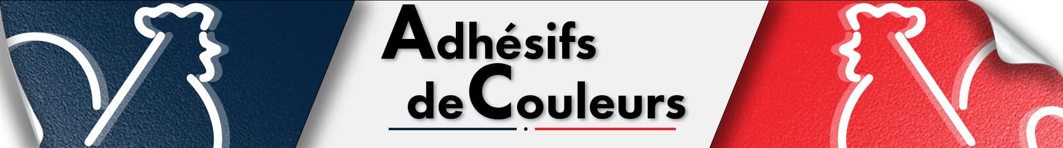 Adhésifs vinyles de couleurs