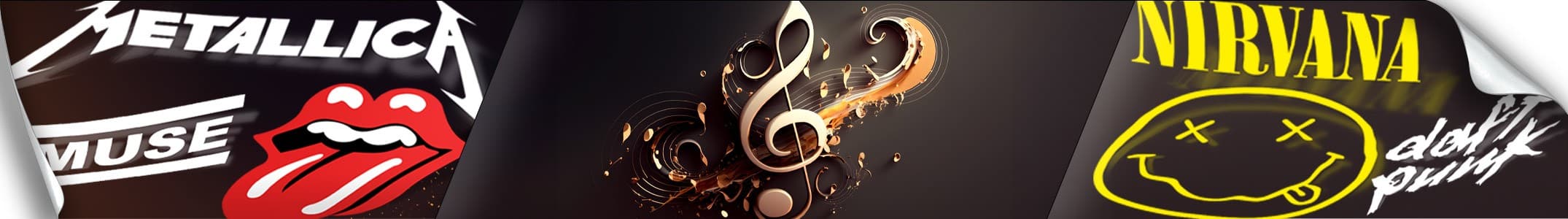 Stickers autocollants musique