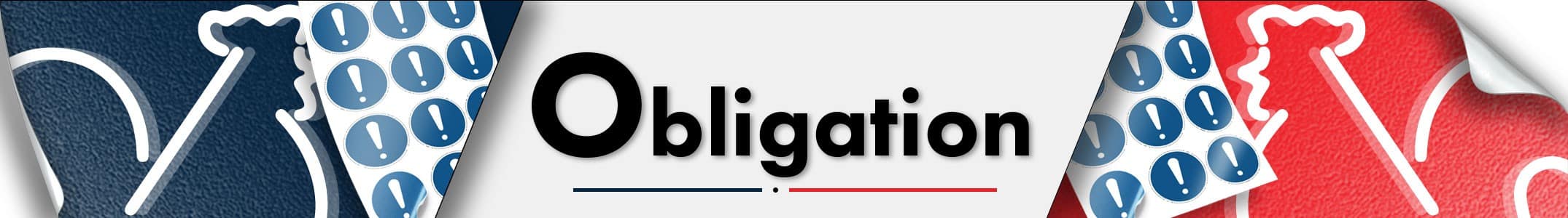 Adhésifs en planches - Visuels d'obligations