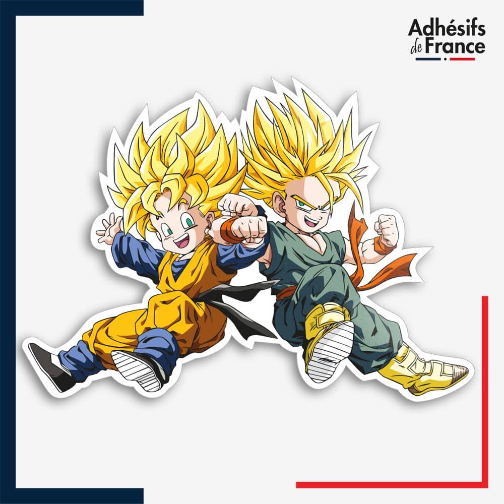 Sticker Dragon Ball - Goten et Trunks Super Saiyan
