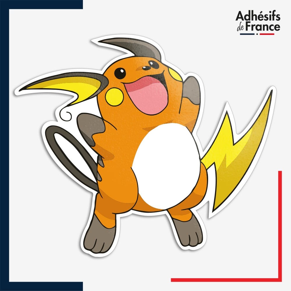 Sticker Pokémon Raichu - Adhésifs de France